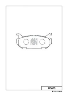 Колодки дискового тормоза MK KASHIYAMA D3083