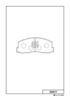 Колодки дискового тормоза MK KASHIYAMA D6017
