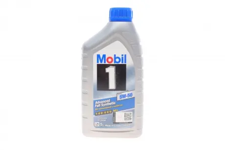 Олива двигуна 1L (157766) Mobil FS 5W50 (ACEA A3/B3 A3/B4 MB 229.3 229.1 Porsche A40, VW 501.01/505.00) MOBIL 153631