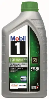 Моторна олива Mobil 1 ESP 5W-30. 1л. MOBIL 157293