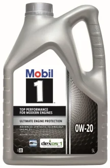 Моторна олива 1 0W-20, 5л MOBIL 157705