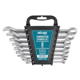 Набор ключей комбинированных CR-V, 8шт., 8-19 мм MOLDER MT58108