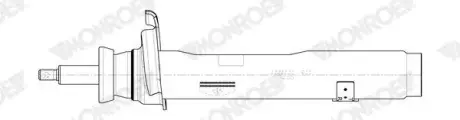 Амортизатор передн лів BMW 2 (F45), 2 GRAN TOURER (F46), 2 GRAN TOURER VAN (F46), 2 (U06), X1 (F48), X2 (F39) MINI CLUBMAN (F54), COUNTRYMAN (F60) 1.5-2.0D 11.13- MONROE G8641