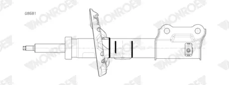 Амортизатор газомасляний MONROE G8681