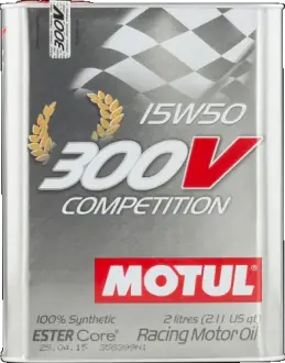 Олива Motul 300CV Competition SAE 15W50 2L 4Т(для раритетних авто з відреставрованим двигуном) MOTUL 104244