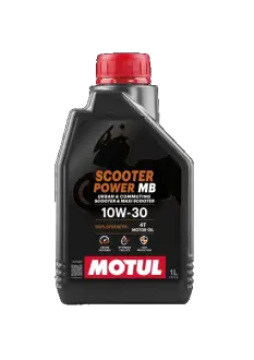 Олива для 4-х тактних двигунів синтетична Motul "4T Scooter Power 10W30", 1л MOTUL 105936