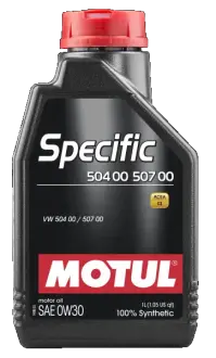 Олива моторна Motul Specific VW 504.00-507.00 0W-30, 1л. MOTUL 107049
