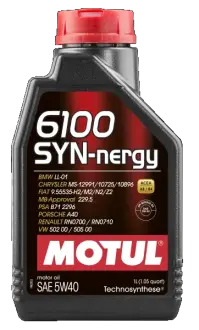 Олива моторна Motul 6100 Syn-Nergy 5W-40, 1л. MOTUL 107975