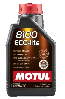 Олива моторна Motul 8100 Eco-Lite 5W-30, 1л. MOTUL 108212