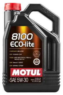 Олива моторна Motul 8100 Eco-Lite 5W-30, 5л. MOTUL 108214