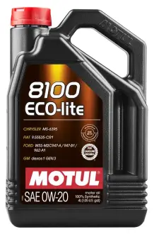 Моторна олива Motul 8100 Eco-Lite 0W-20, 4л. MOTUL 108535