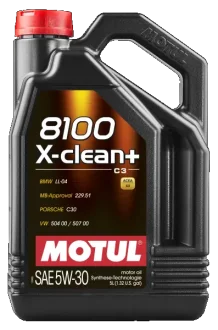 Олива моторна 8100 X-CLEAN+ 5W-30 5L MOTUL 109220