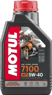 Масло моторное синт motul 7100 4t 5w-40 sn jaso ma-2, 1л MOTUL 109380