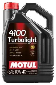 4100 Turbolight SAE 10W40 4х4 L MOTUL 109462