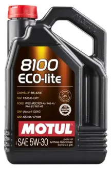 Масло моторное 8100 Eco-lite 5W30 5L MOTUL 110051
