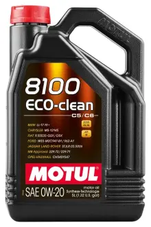 Олива моторна 8100 ECO-CLEAN 0W20 5L MOTUL 110554