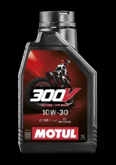 Олива для 4-х тактних двигунів 100% синтетична естерова 4T 300V FL Off Road 10W30 1L MOTUL 112536