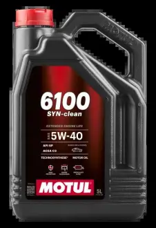 Олива моторна 6100 Syn-clean 5W-40 5л MOTUL 113116