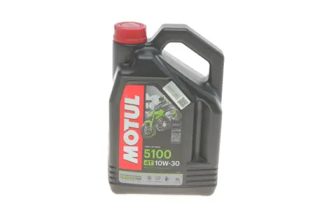 Олива 10W30 5100 4T (4L) заміна на 839041 MOTUL 836641