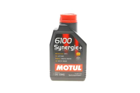 Масло моторное 1L 6100 Synergie+10W40 (/102781) MOTUL 839411