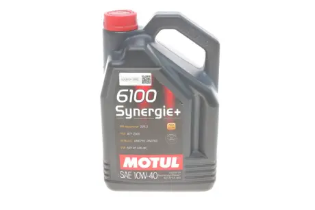 Масло моторное 5L 6100 Synergie+10W40 (/101493) MOTUL 839451