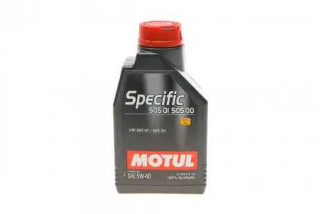 Олива моторна Motul Specific VW 505.01-505.00 5W-40, 1л. MOTUL 842411