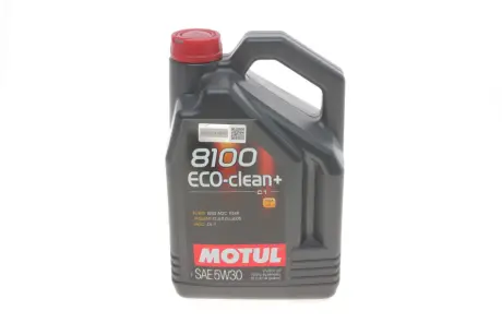 Олива моторна Motul 8100 Eco-Clean+ 5W-30. 5л. MOTUL 842551