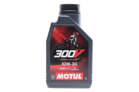 Олива 10W30 300V FACTORY LINE OFF ROAD 4T (1L) (112536) MOTUL 847511