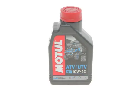 !Знято 105878 Олива 1L для 4-х тактних двигунів мінеральна Motul 4T ATV-UTV SAE 10W40 MOTUL 852601