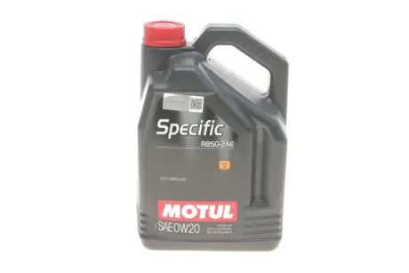 Олива двигуна 5L Motul Specific RBS0-2AE (Volvo) 0W20 MOTUL 867451