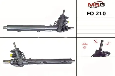 Рульова рейка з ГПК нова VW Sharan 95-10. Ford Galaxy 94-06. SEAT Alhambra 96-10 MASTER SPORT FO210