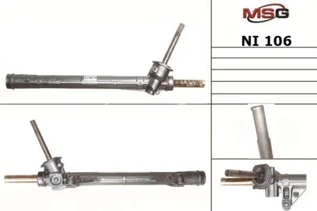 Рульова рейка без ГПК нова Renault Modus 04-08. Renault Clio III 05-12. Nissan Micra 03-10 MASTER SPORT NI106