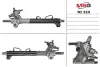 Рульова рейка з ГПК нова Nissan X-Trail T30 00-09 MASTER SPORT NI223 (фото 1)