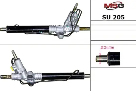 Рульова рейка з ГПК нова Subaru Legacy 03-09 MASTER SPORT SU205