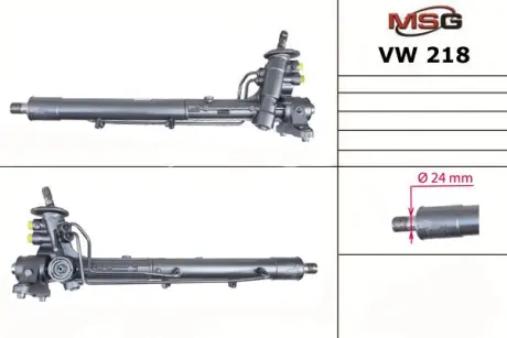 Рульова рейка з ГПК нова VW Caddy III 04-15 MASTER SPORT VW218