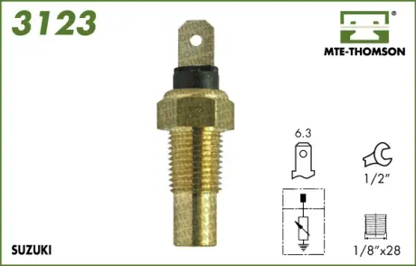 Coolant temperature sensor. Датчик температуры охлаждающей жидкости MTE-THOMSON 3123