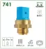 Radiator fan temperature switch. Датчик температуры вентилятора охлаждающей жидкости MTE-THOMSON 741 (фото 1)