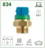 Radiator fan temperature switch. Датчик температуры вентилятора охлаждающей жидкости MTE-THOMSON 824 (фото 1)