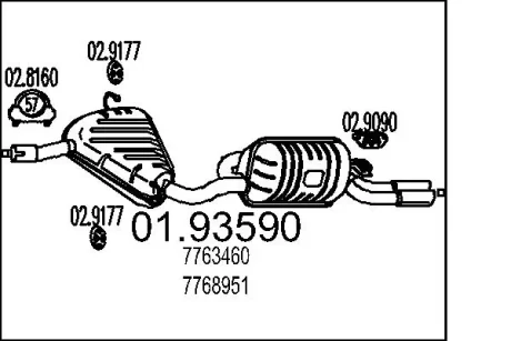 Глушник MTS 0193590