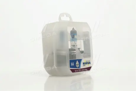Лампа розжарювання SET H4 12V 60-55 W P43t RANGE POWER +110 (к-т 2шт) (вир-во Narva) NARVA 48061S2
