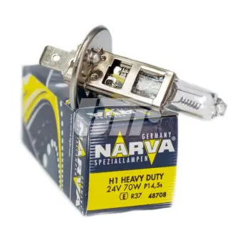 Автолампа Narva H1 HD 24V 70W NARVA 48708