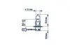 Лампа автомобільна 24V H3 70W PX 26d HEAVY DUTY NARVA 48709 (фото 1)