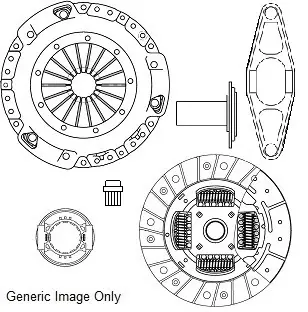 Комплект зчеплення Mini Cooper06-13 (d=200mm) (+вижимний) NATIONAL CK10027