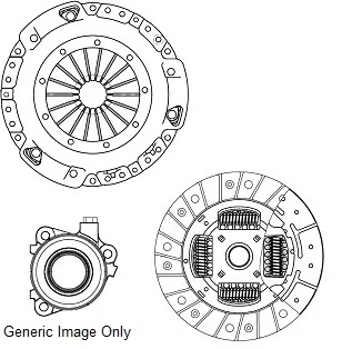 Комплект зчеплення Sportage/ix35 2.0CRDi 10-15 NATIONAL CK1039857