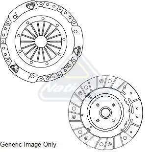 Комплект зчеплення Opel Insignia 2.0 CDTi 08- замінено на 625 3063 09 NATIONAL CK10433