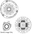 Комплект зчеплення з вижимним FORD C-MAX 1.6 07-10 (220mm) NATIONAL CK965435 (фото 1)
