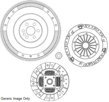 Комплект для переобладнання Transit 2.4TDCi 06- (260mm23z) (6МКПП) NATIONAL CK9952F