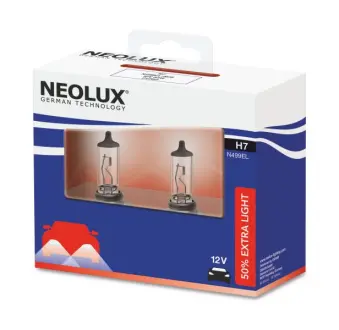 Лампа (Набір 2шт) H7 12В 55Вт Extra Light + 50% NEOLUX NLX499ELSCB