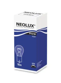 Лампа (картон 10шт) PY21W 12В 21Вт, Помаранчевий NEOLUX NLX581K10SZT