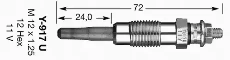Glow plug. Свеча накаливания NGK 3219